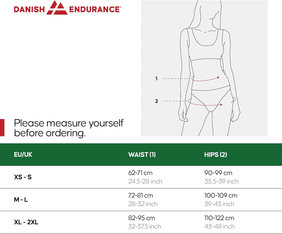 DANISH ENDURANCE Bambus Unterhosen Damen, 3er Pack Damen superweiche Slips, Stretch Bikini Panties,