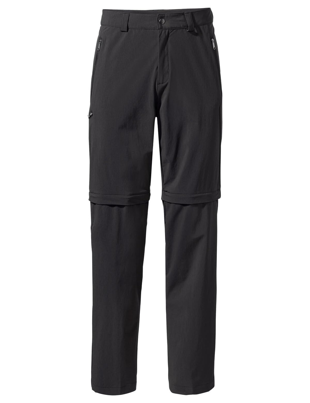 VAUDE Farley Stretch Zip-off II - Wanderhose Herren Zip Off 58 Kurz Schwarz, 58 Kurz Schwarz