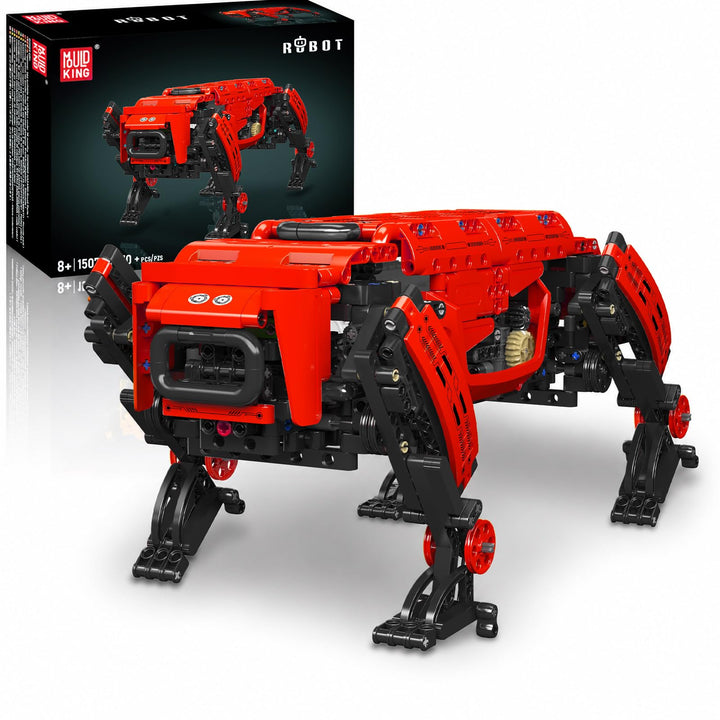 Mould King 15067 Technik Mechanischer Hund Bausteine Modell, APP Fernbedienung Roboter Hundespielzeu
