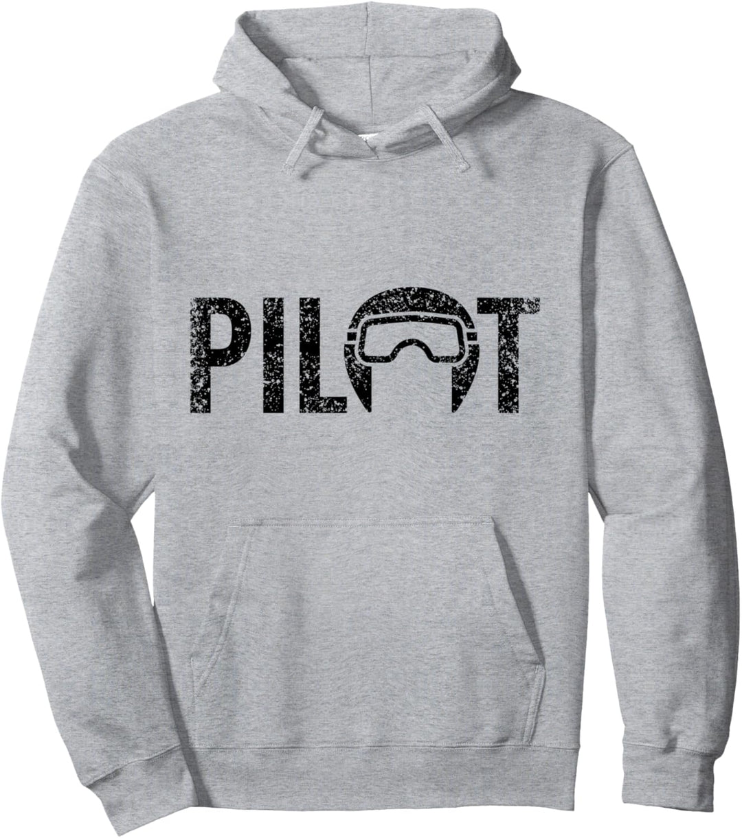 Lotsenflugzeug Aviator Aviation Pullover Hoodie