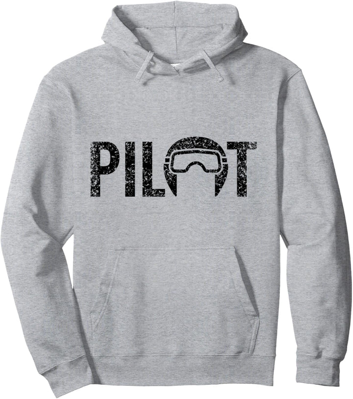 Lotsenflugzeug Aviator Aviation Pullover Hoodie