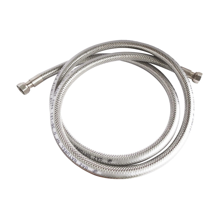 Somatherm B606-20 Schlauch aus Edelstahl für Erdgas, 2,0 m, Grau