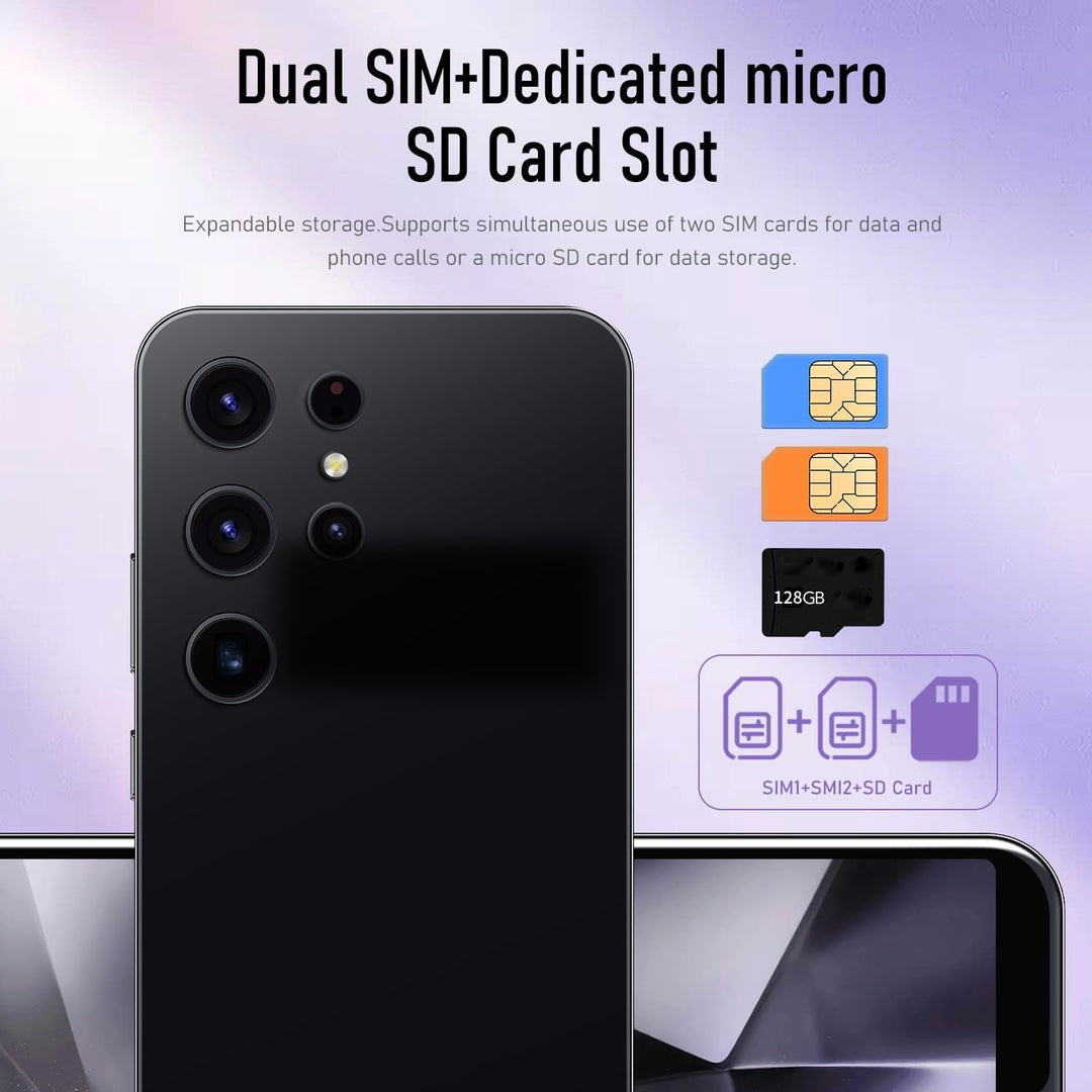 CatCalls Günstiges Smartphone, 5,0 Zoll, Android 9.0, 16 GB ROM, Dual-SIM, Dual-Kamera, Gesichtserke