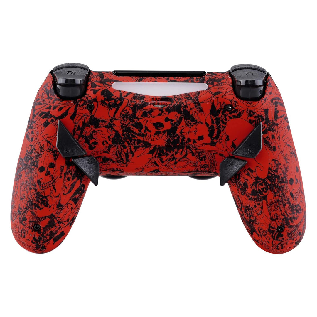eXtremeRate Programmierbar Dawn Remap Kit für ps4 Controller, Rückseite Hülle Gehäuse Case&Upgrade-B
