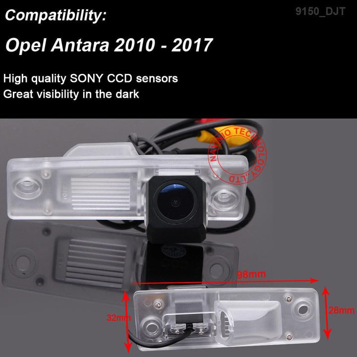 18 mm Lens Super HD Weitwinkel Einparkkamera Wasserdicht Nachtsicht Rückfahrkamera Ersatz für Opel A