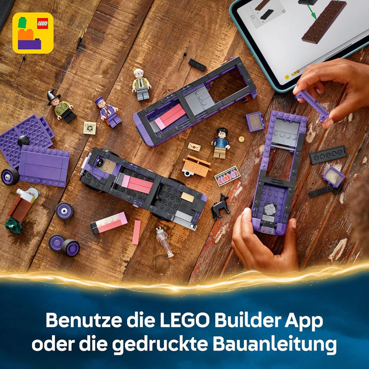 LEGO Harry Potter Abenteuer mit dem Fahrenden Ritter - Spielzeug aus der Zauberwelt mit 5 Minifigure