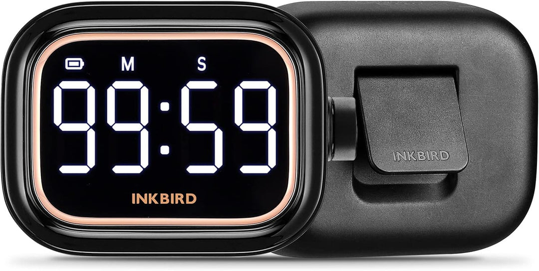 Inkbird Eieruhr, Küchentimer wiederaufladbarer 4 Stufen Alarm Produktivitäts eieruhr digital IDT-02,