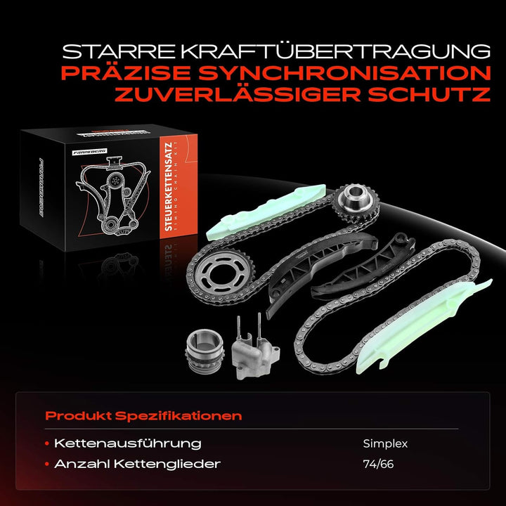 Steuerkettensatz für 1er E87 118d 120d 3er E46 E90 E91 318d 320d 5er E60 E61 520d 2.0L 2001-2012 112