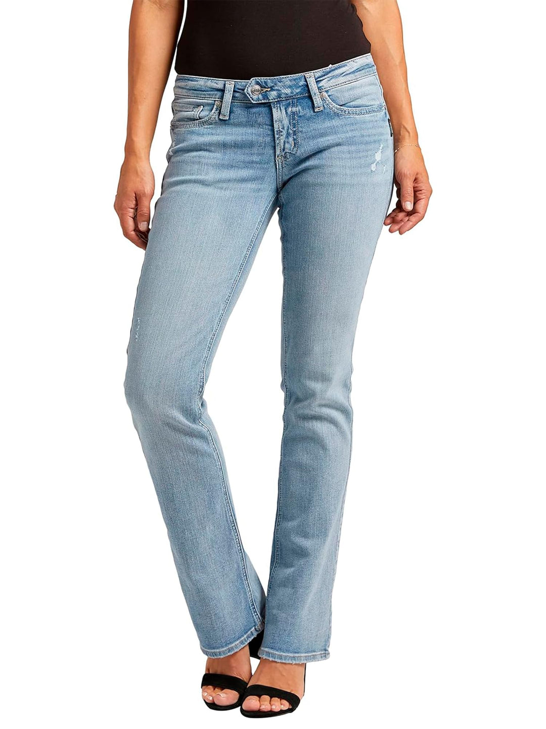 Silver Jeans Co. Women's Tuesday Low Rise Slim Bootcut Jeans 34W / 31L Indigo, 34W / 31L Indigo