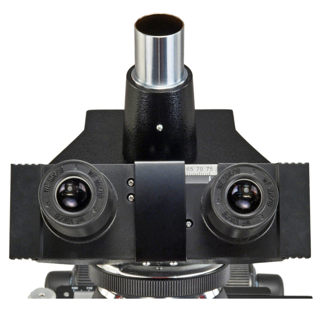 AmScope M837ZL-A191BD-C90U OMAX 40X-2500X Helleres Dunkelfeld-LED-Trinokular-Verbundmikroskop mit 9M