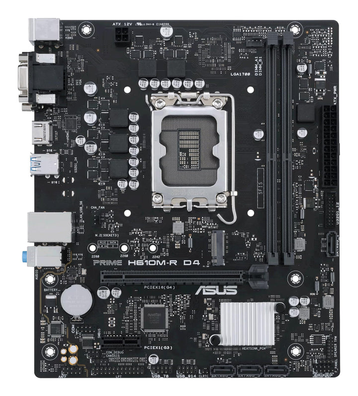 ASUS Prime H610M-R D4 Intel H610 LGA 1700 Micro ATX