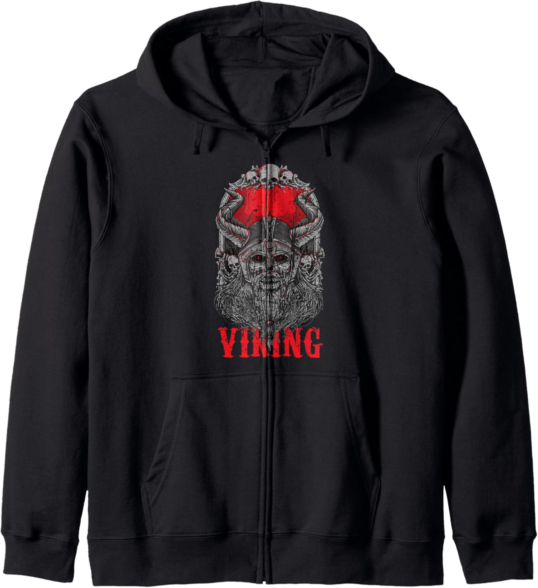 Wikinger Midgard Odin Thor Wotan Nordische Mythologie Runen Kapuzenjacke
