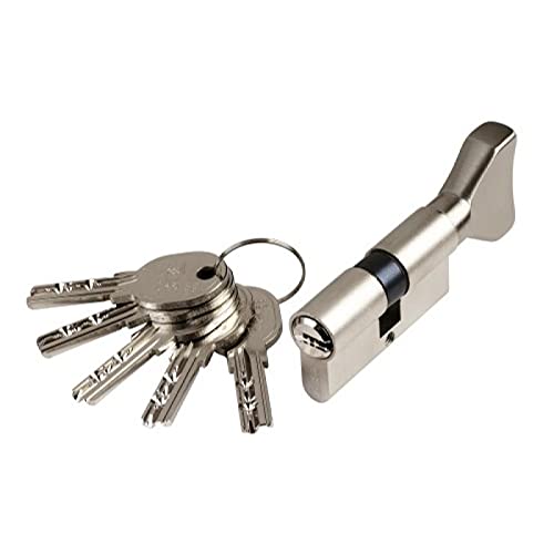 ISEO – -Zylinder Sicherheit an Profil europäischen Messing vernickelt 30 x 40 mm mit Knopf (Seite 40