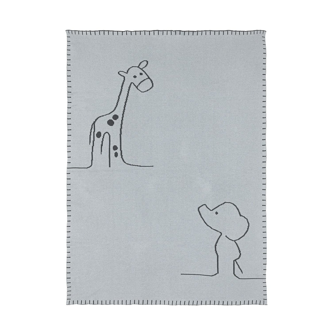 Nattou Gestrickte Decke 75 X 100 cm Strickdecke 75 x 100 cm, Strickdecke 75 x 100 cm