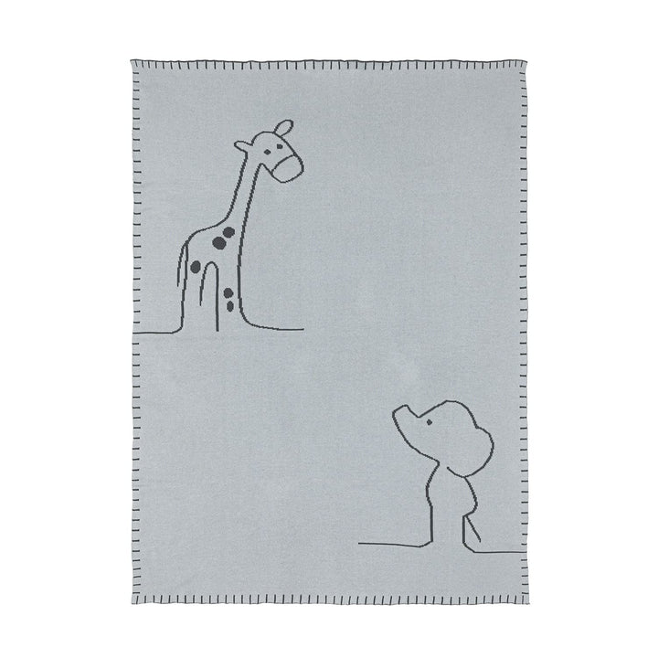Nattou Gestrickte Decke 75 X 100 cm Strickdecke 75 x 100 cm, Strickdecke 75 x 100 cm