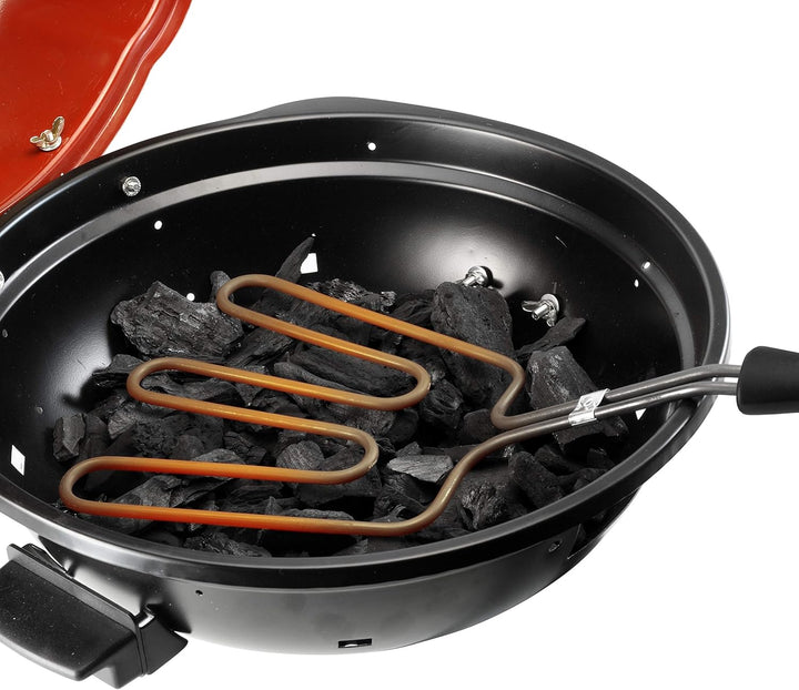 Tristar Grillanzünder - Kohlegrillanzünder, 1,5 Meter Kabelzuleitung, 800 Watt, mit Halterung, für s