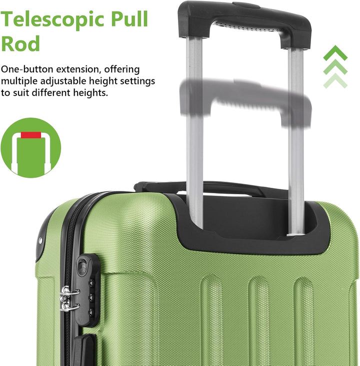 Trolley Koffer, Reisekoffer Suitcase, Rollkoffer Handgepäck, Hartschalenreisekoffer, Teleskopkoffer
