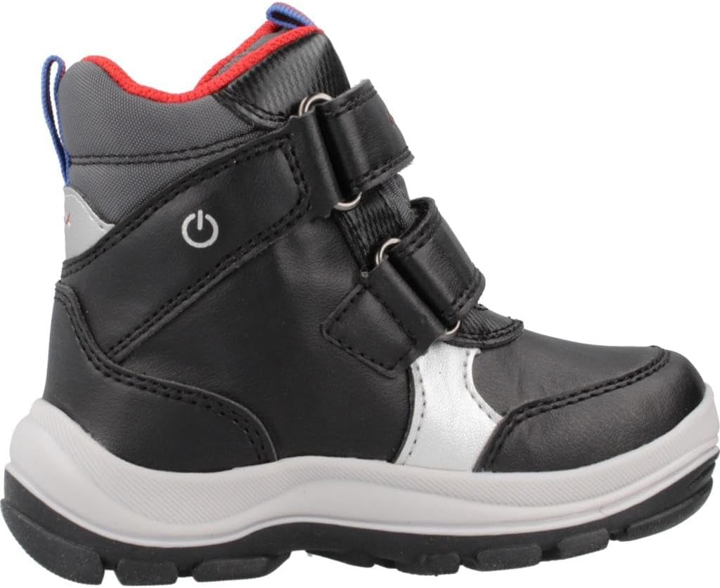Geox Baby-Jungen B Flanfil B ABX Ankle Boot 24 EU Black Royal, 24 EU Black Royal
