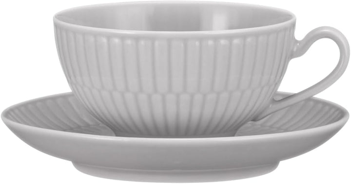 Seltmann Weiden, Amina, Teeservice 18-teilig klein, warmgrey, Grau Silbergrau 18-teilig (1er Pack),