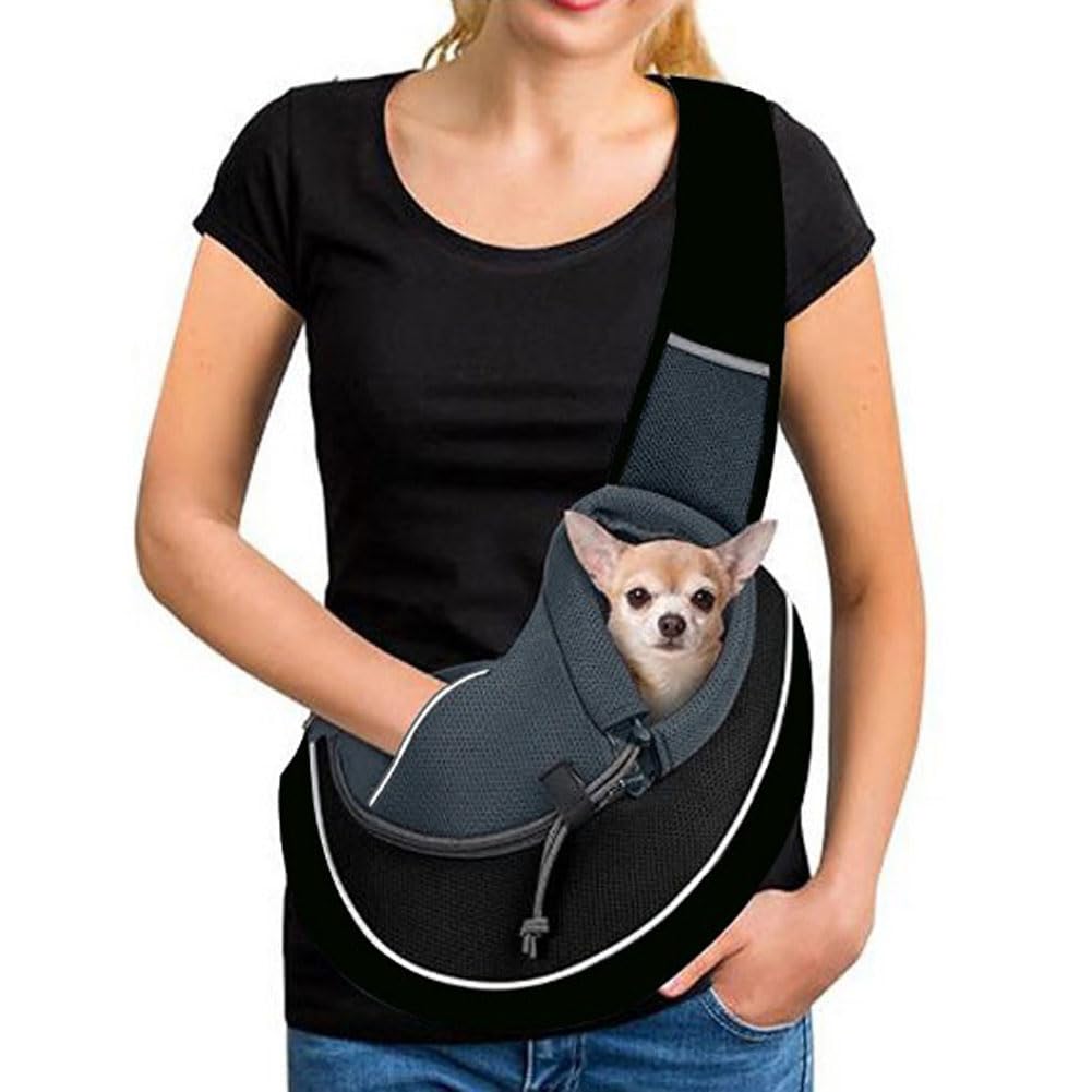 Transporttasche für Hunde, tragbar, Umhängetasche, für Hunde und Katzen, verstellbar, Reisetasche, f