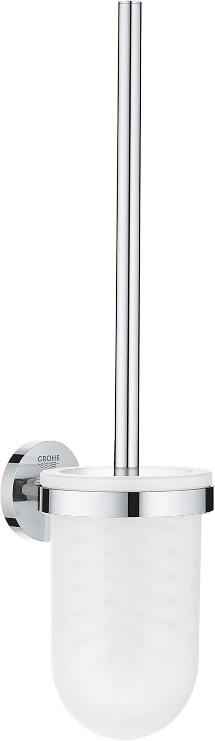 GROHE Essentials Bundle | Toilettenbürstengarnitur & Essentials WC-Papierrollenhalter | mit Deckel,