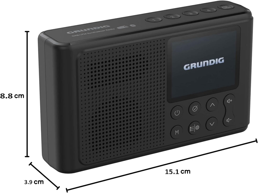 Radio portable Bluetooth Grundig MUSIC6500B Noir