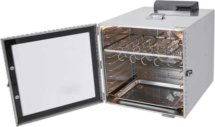 42.5L Lebensmittel-Dehydrator Elektrisch Trockenschrank Edelstahl Dehydrator 1KW für die Herstellung
