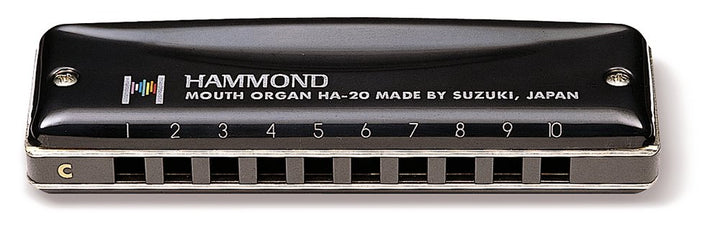 Suzuki Diatonic Harmonica Hammond HA-20 key of LowF mehrfarbig Low-F, Low-F