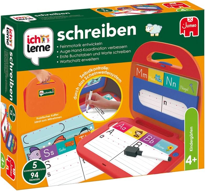 Jumbo Spiele ich lerne schreiben - Lernspiel für Kinder ab 4 Jahren