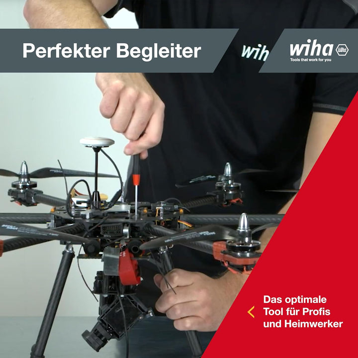 Wiha Feinschraubendreher Set PicoFinish (42997) 7-tlg. Torx I Präzisionsschraubendreher mit Halter I