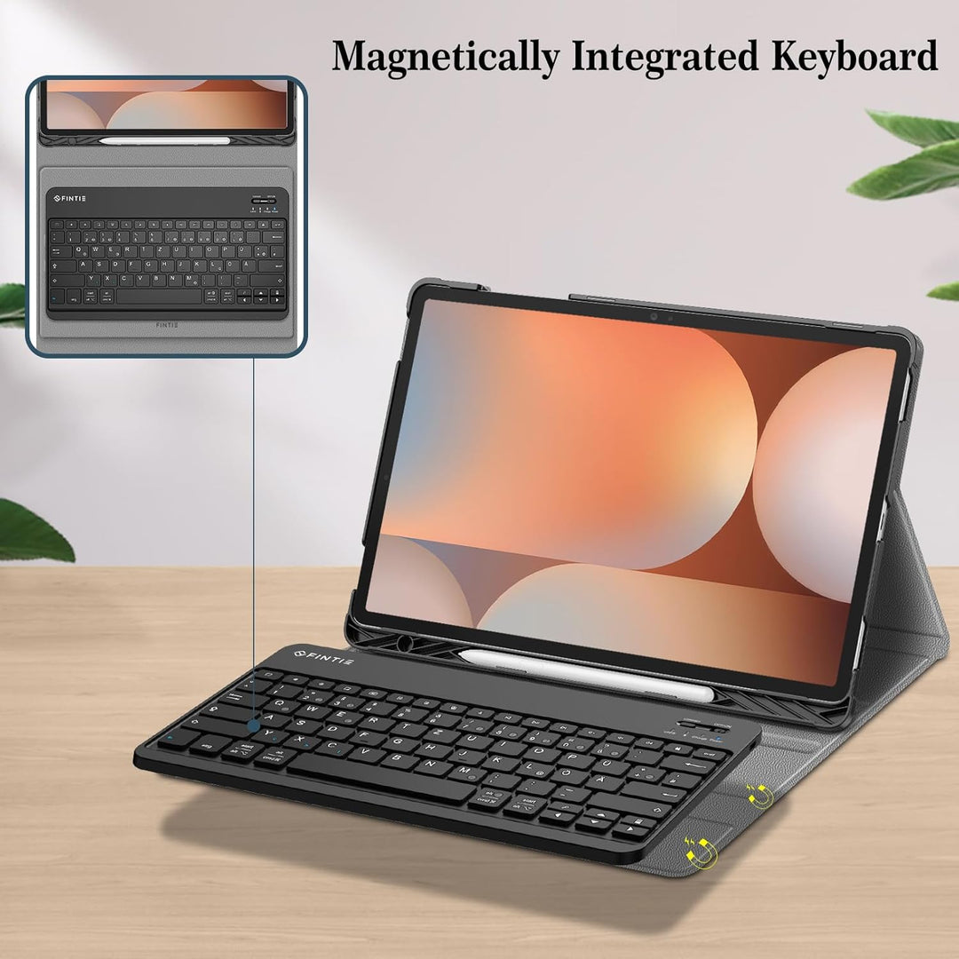 Fintie Tastatur Hülle für Samsung Galaxy Tab S10+ Plus/S9 FE+ Plus/S9+ Plus 12.4 Zoll Tablet, Keyboa
