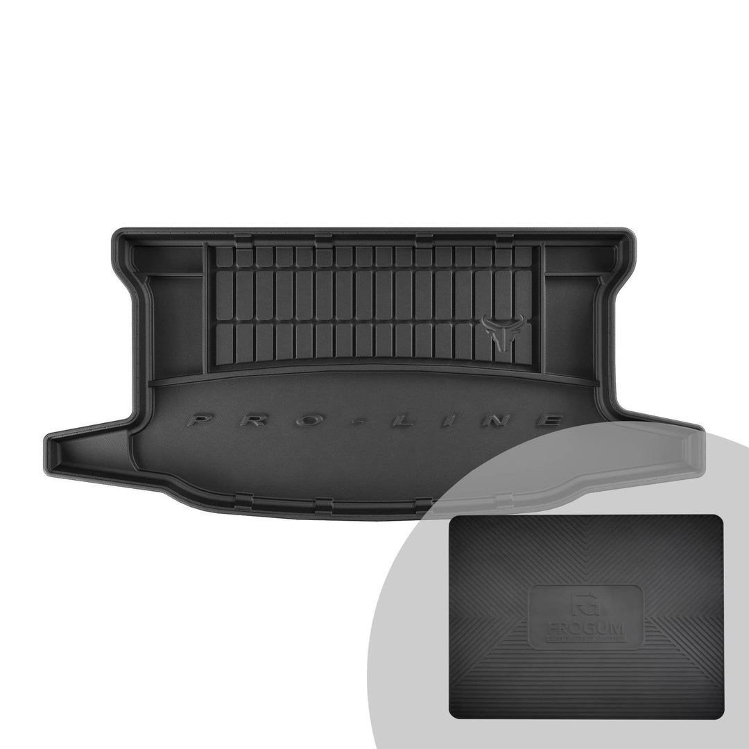 FROGUM ProLine 3D Gummimatte Exklusive Auto Kofferraummatte Kofferraumwanne für Toyota Yaris III Act