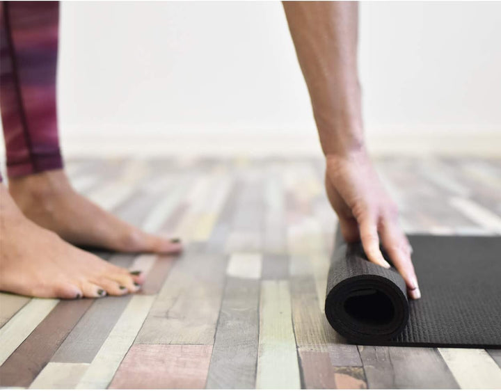 Love Generation - Dicke Yoga Matte Schwarz, Schwarz