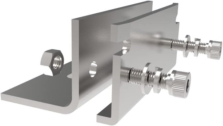 4PCS DACHFALZKLEMME STEHFALZDACH STEHFALZKLEMME BEFESTIGUNG SOLAR MONTAGE EDELSTAHL