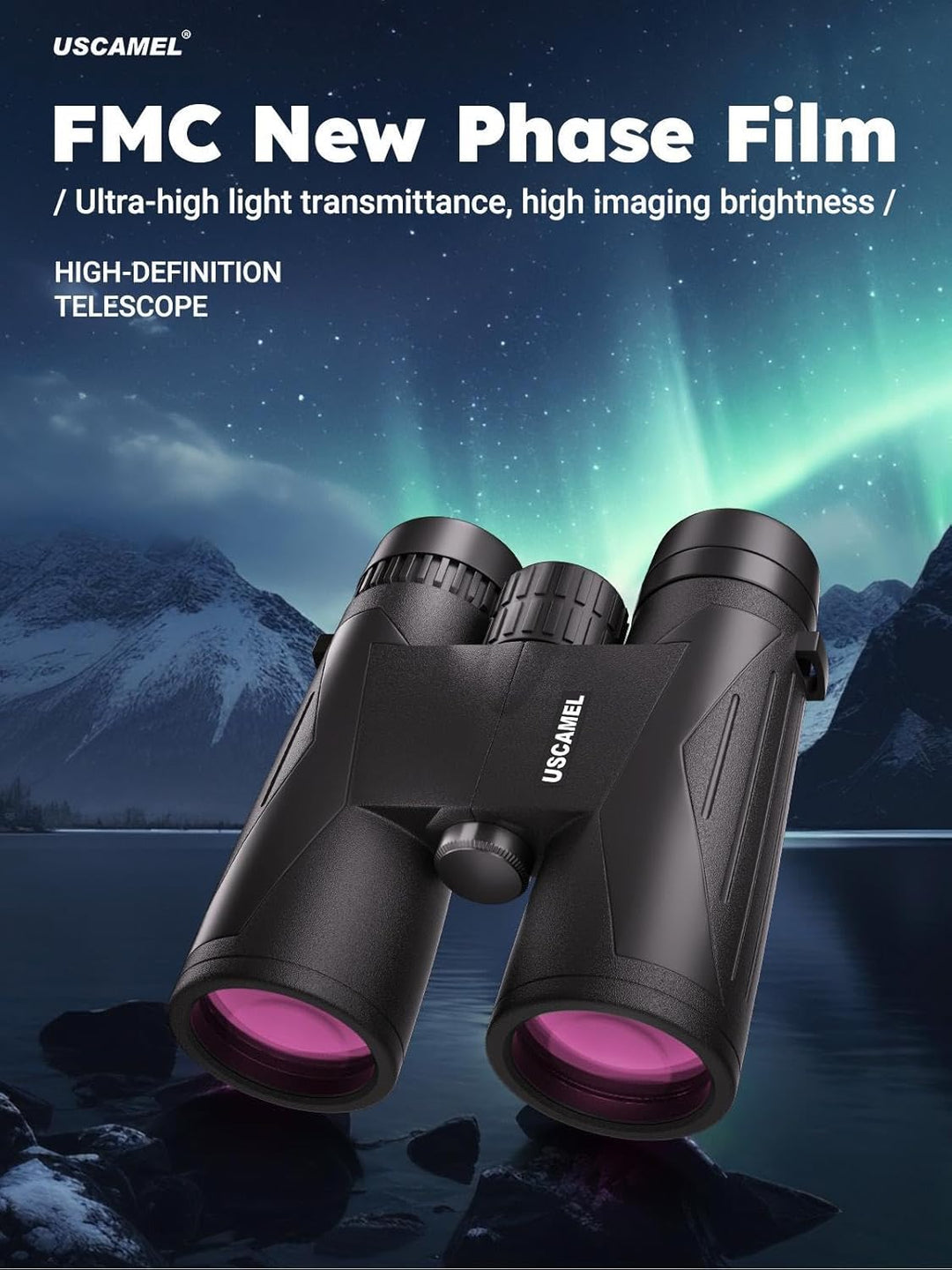 Fernglas 12x42 HD Binoculars Professional für Vogelbeobachtung, Jagd, Wandern, Sightseeing, FMC-Lins
