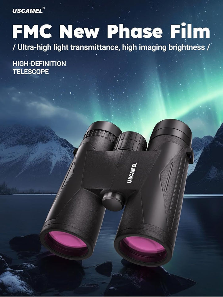 Fernglas 12x42 HD Binoculars Professional für Vogelbeobachtung, Jagd, Wandern, Sightseeing, FMC-Lins