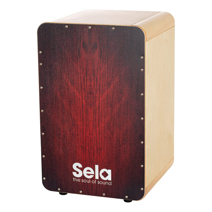 Sela CaSela Red Dragon - Snare Cajon mit Clap Corners