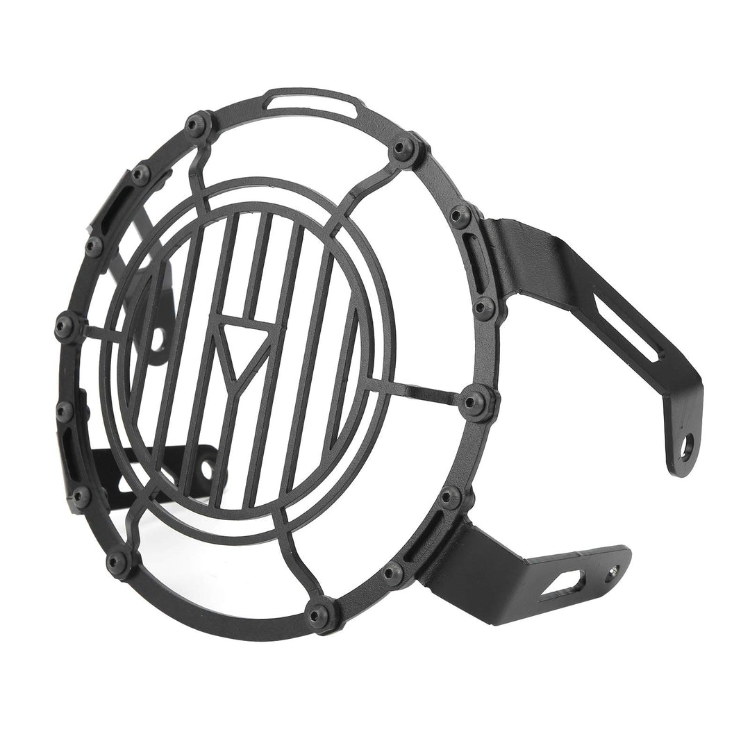 Motorrad Scheinwerferschutz,Dioche Iron Black Front Scheinwerferschutz Abdeckung Schutzgitter Schutz
