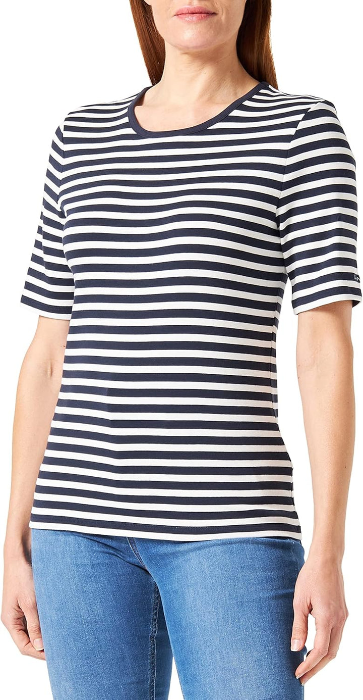 GANT Damen T-Shirt L Evening Blue, L Evening Blue