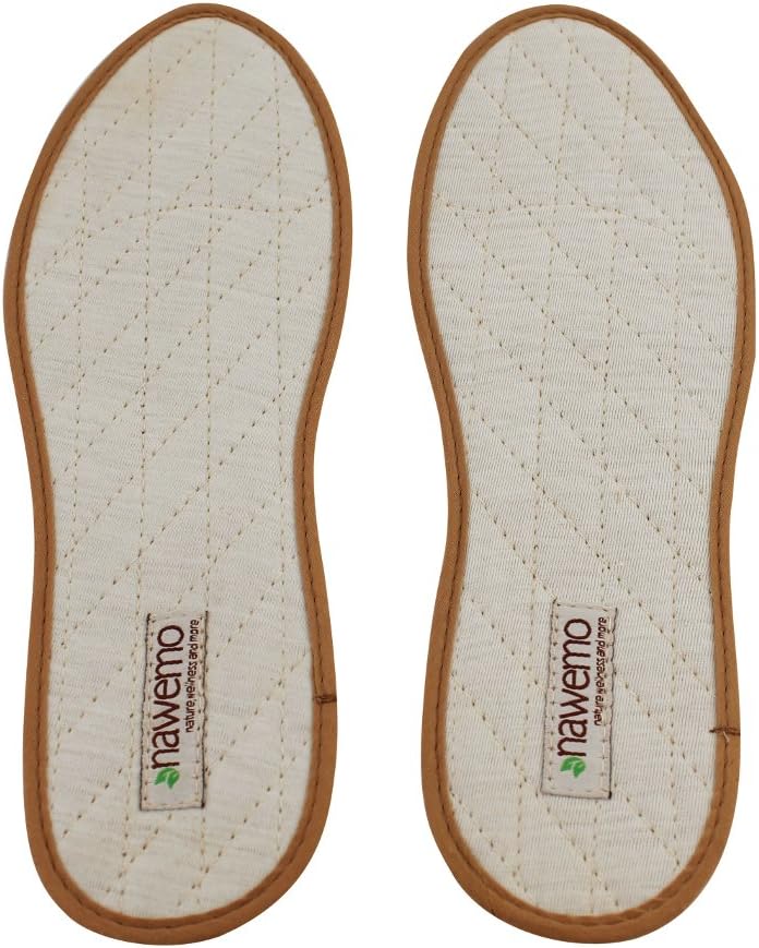 Nawemo Zimtsohlen hell (5er Pack), Beige, 43/44 EU Beige 43/44, Beige 43/44