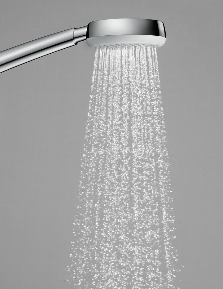 hansgrohe Crometta 100 Duschkopf, Weiss/Chrom