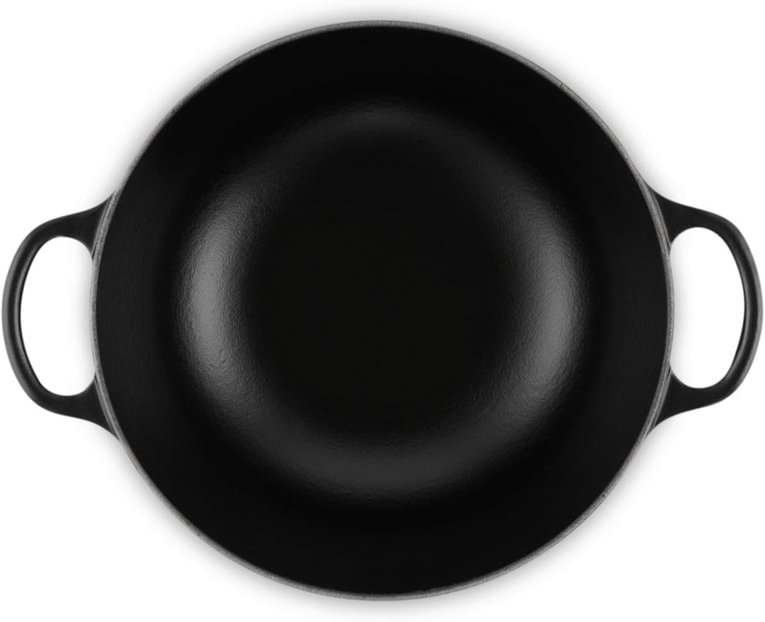 Le Creuset Marmite Bräter Signature 'Mattschwarz' Ø24cm / 3,1L
