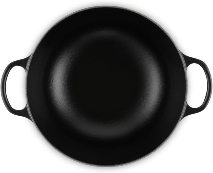 Le Creuset Marmite Bräter Signature 'Mattschwarz' Ø24cm / 3,1L