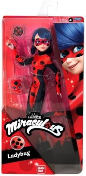 BANDAI - Miraculous Ladybug - Puppe - Ladybug Time to de-evilize- 26 cm grosse Ankleidepuppe - P5000