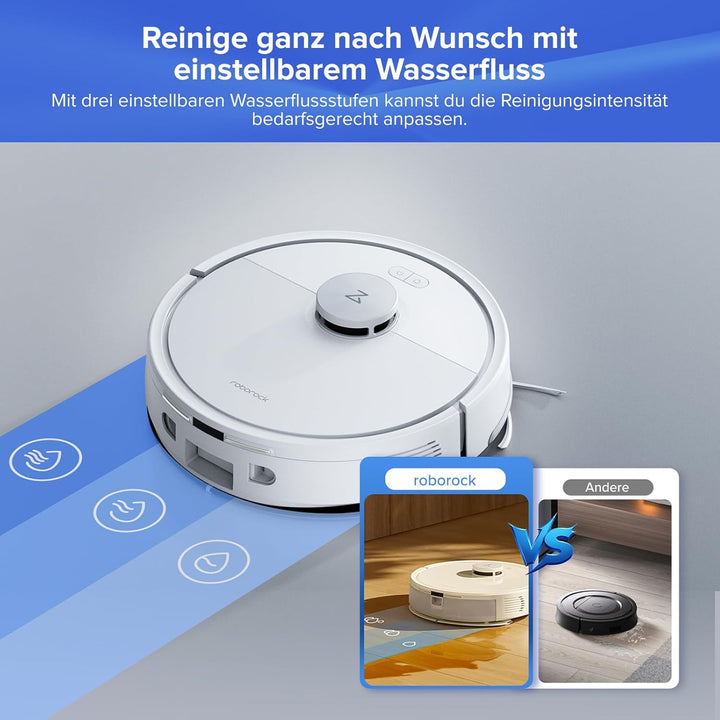 roborock Q7 L5+ Set Saugroboter mit Wischfunktion Absaugstation, verbessert von Q5 Pro+, Dual Anti-T