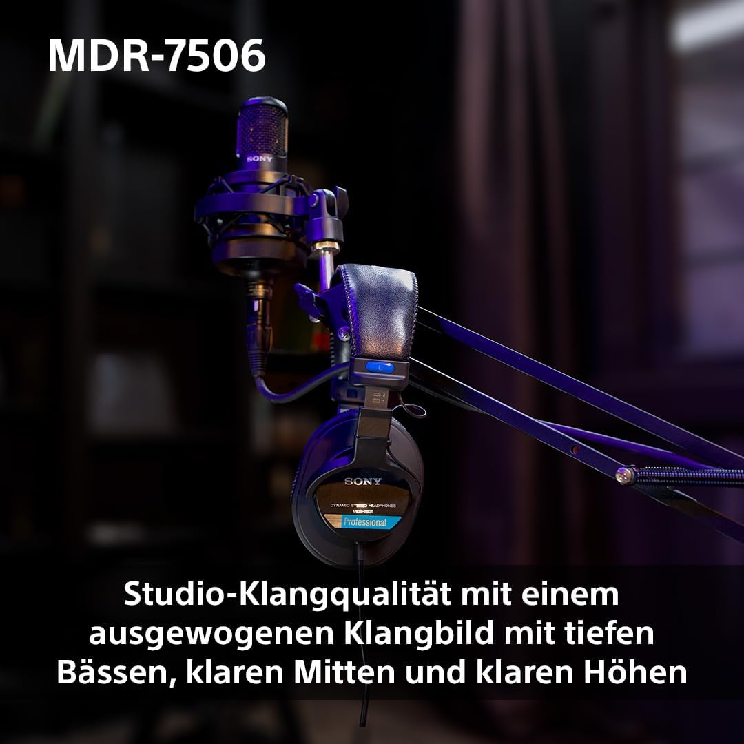 Sony MDR-7506 Studio-Kopfhörer geschlossen Single, Single