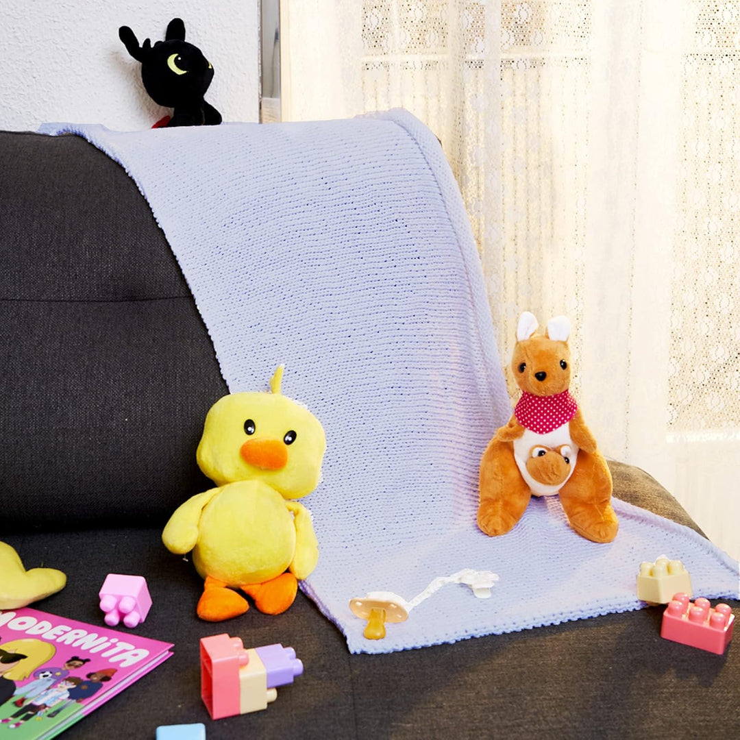 Needle It® - Strickset für Anfänger komplett mit Stricknadeln - Babydecke zum Selberstricken - Gesch