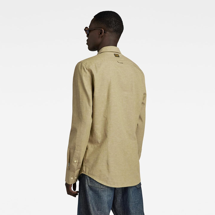 G-STAR RAW Herren Bristum 2.0 Slim Hemd Shirts XS Beige (Tree House D23553-d187-c941), XS Beige (Tre