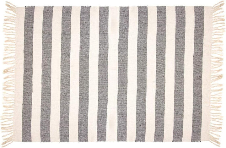 Sass & Belle Scandi Boho Stripe Blanket Throw