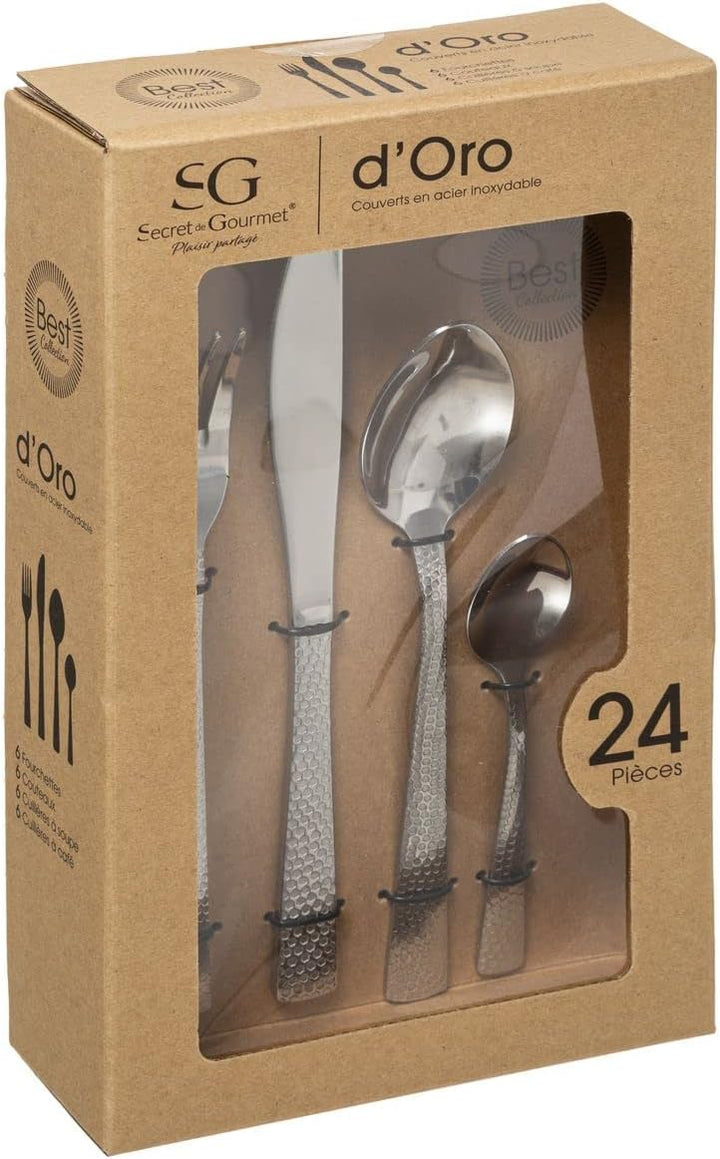 Menagerie aus edelstahl 24 teile d oro - Sg secret de gourmet
